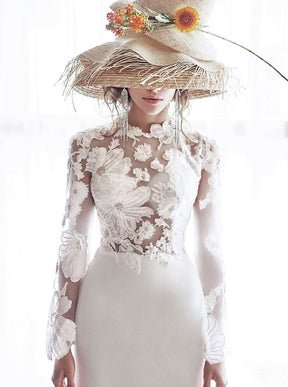 Ivory Embroidered Lace - Liezel