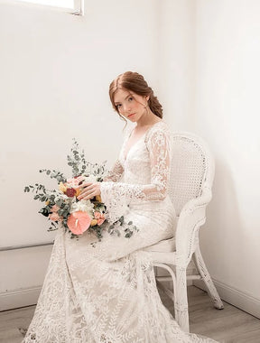 Ivory Embroidered Lace - Benita