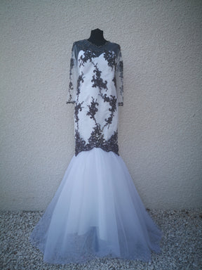 Steel Grey Lace - Adele