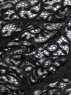 Black Corded Lace - Alexis