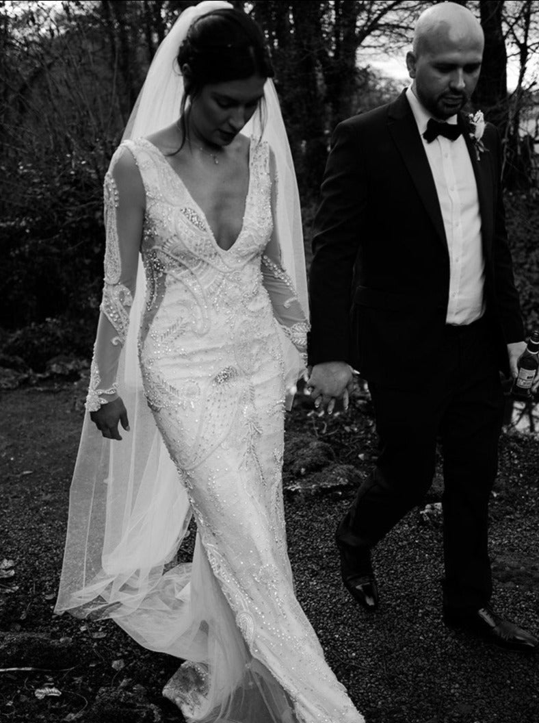 paisley lace wedding dress Paisley Designer Wedding Dress