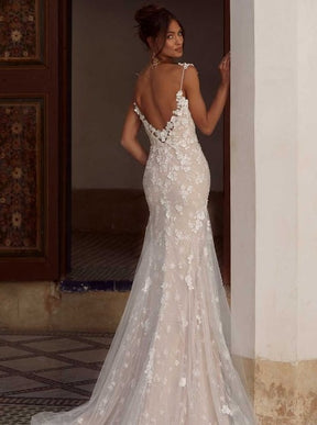 Ivory Beaded 3D Lace - Erwin