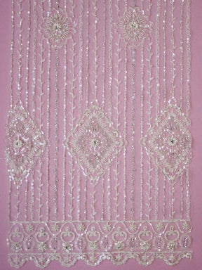 Ivory Beaded Lace - Barbara