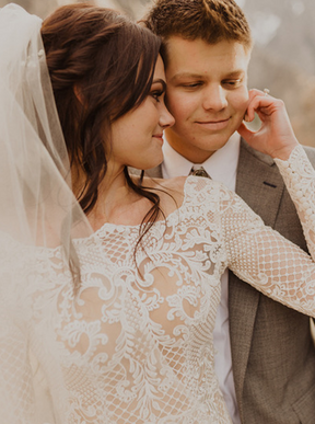 Ivory Embroidered Lace - Begonia