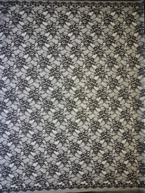 Black Raschel Lace - Roxanne