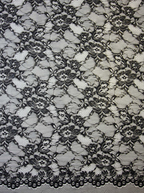 Black Raschel Lace - Roxanne