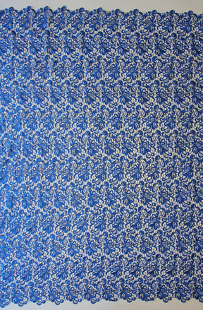 Royal Blue Guipure Lace - Reese