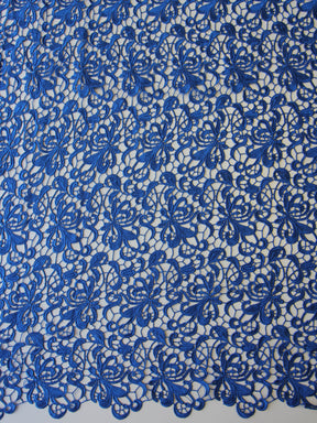 Royal Blue Guipure Lace - Reese