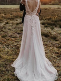 Blush Beaded Lace - Hildreth