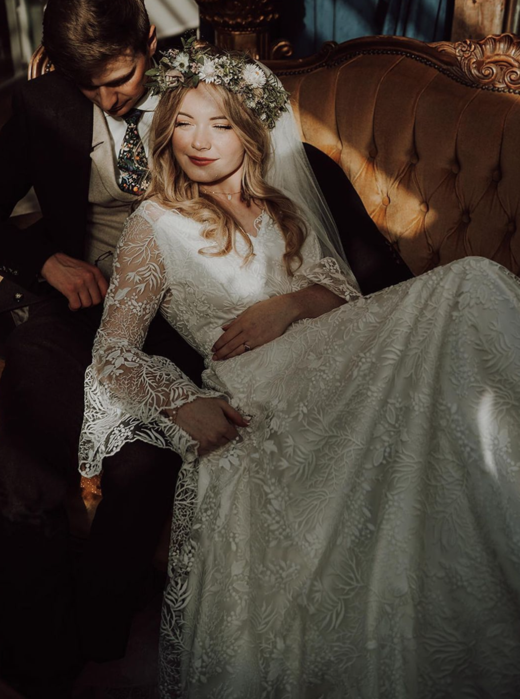 Ivory Embroidered Lace - Presley Ivory Embroidered Lace - Presley