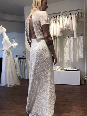 Ivory Hand Beaded Lace - Brianna