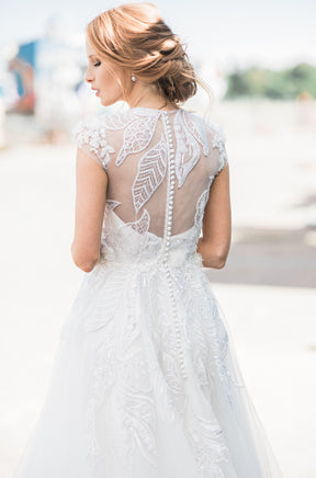 Ivory Beaded Lace - Bridget