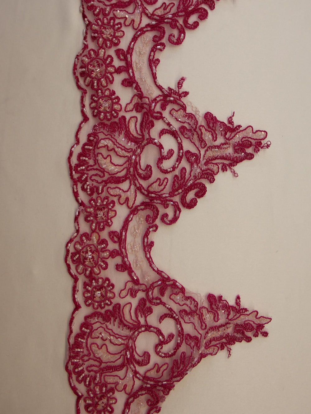 Powder Pink Lace Trim Claire main image 1