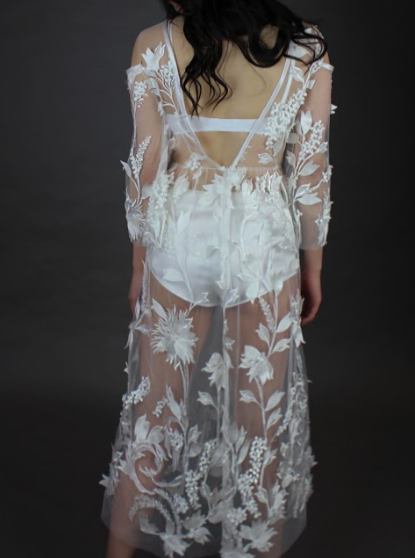Ivory 3D Lace - Catalina