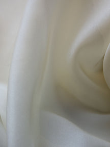Ivory Silk Satin Chiffon (137cm/54) - Delicacy