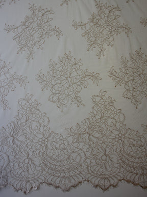 Champagne Raschel Lace - Coralie