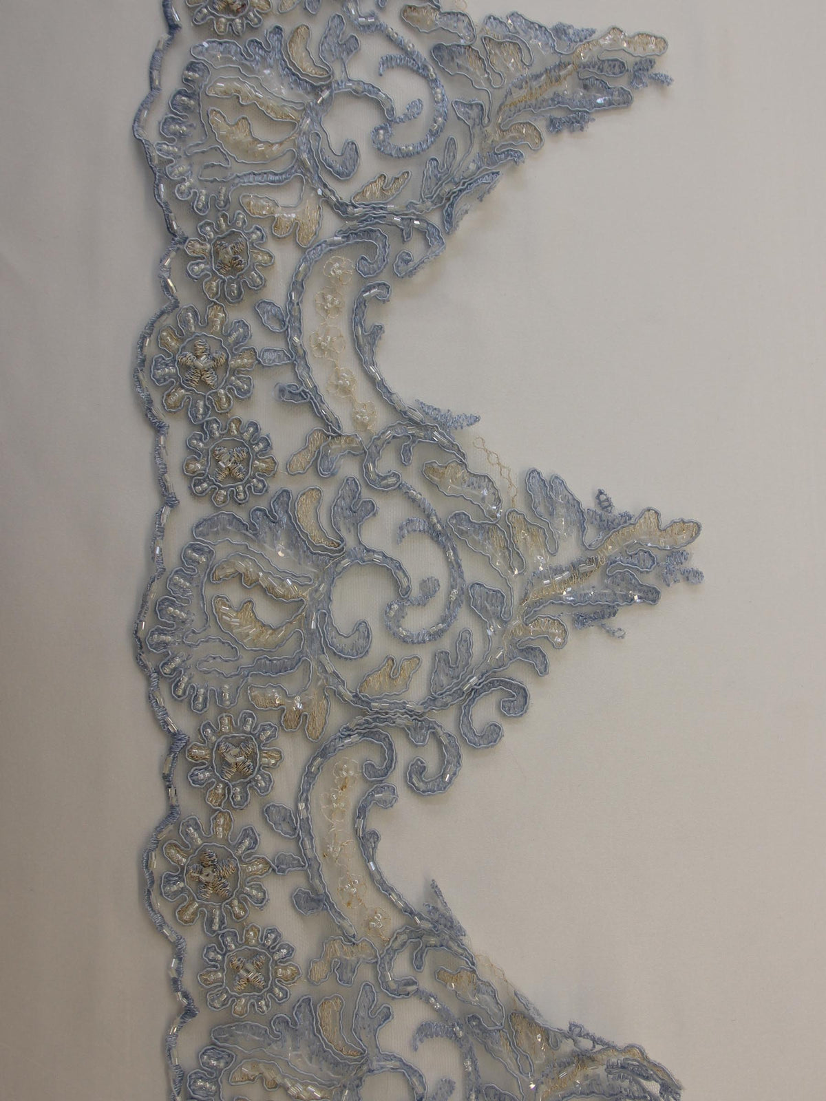 Vintage Blue Lace Trim - Jessica