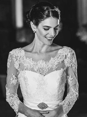 White Corded Lace - Belinda