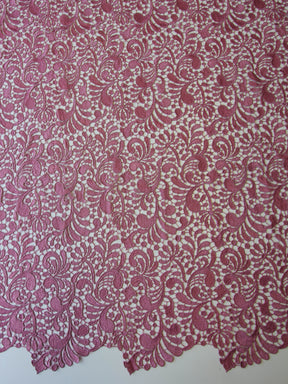 Coral Guipure Lace - Theresa