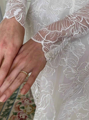 Ivory Embroidered Lace - Cosette