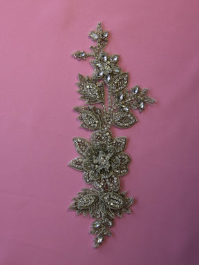 luxury crystalised motif for bridal wear