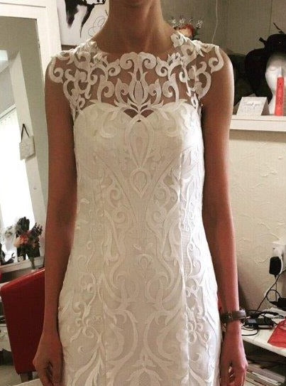Ivory Embroidered Lace - Karma