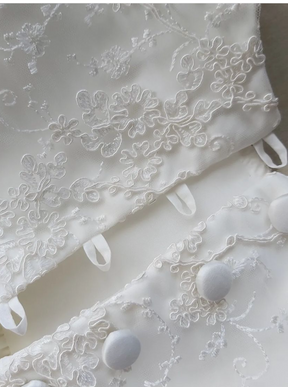 Ivory Corded Lace Trim - Eloise