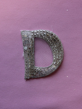 Beaded Letter D