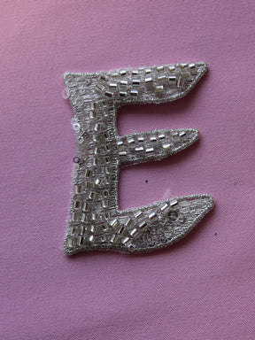 Beaded Letter E