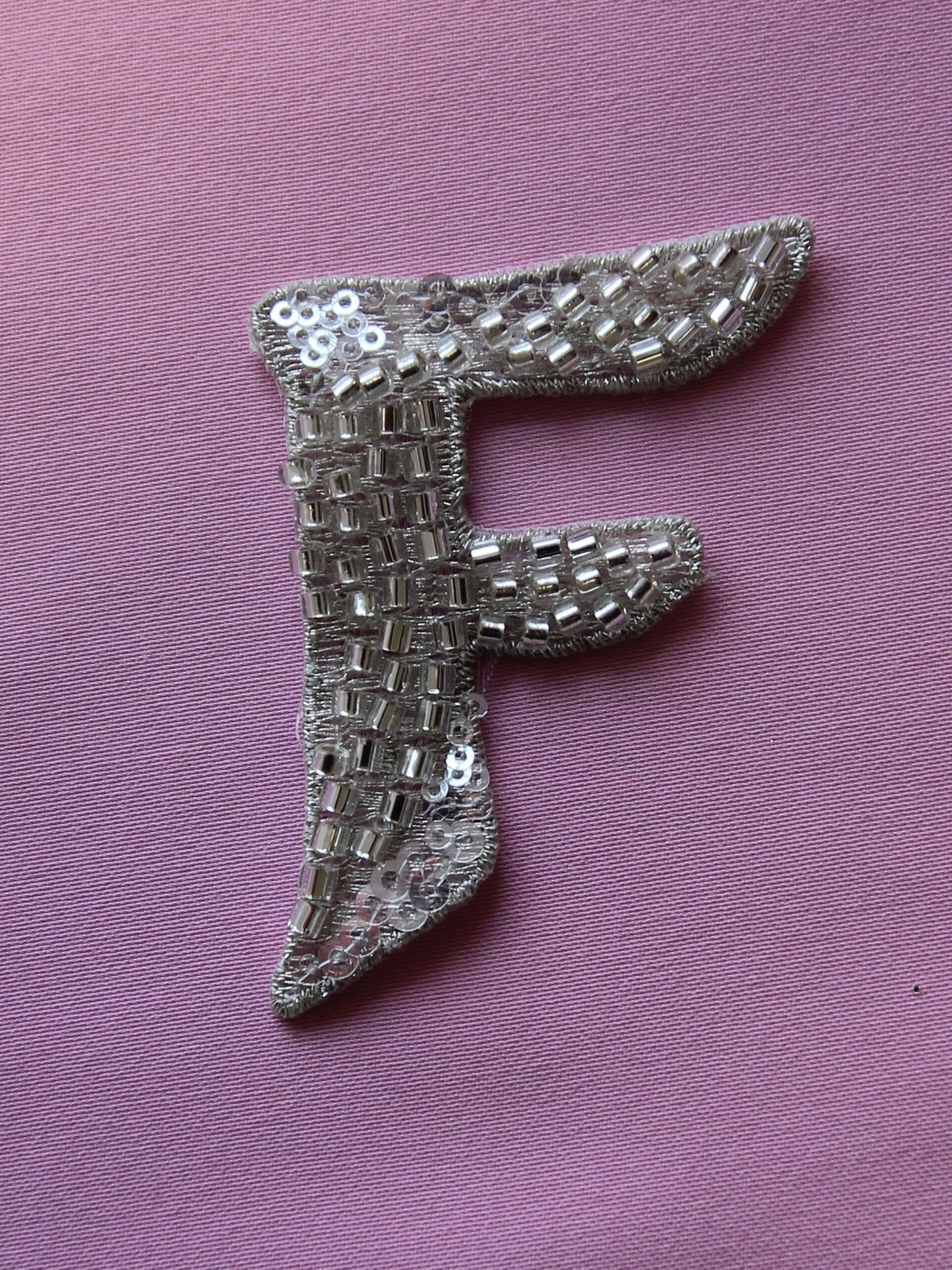 Beaded Letter F