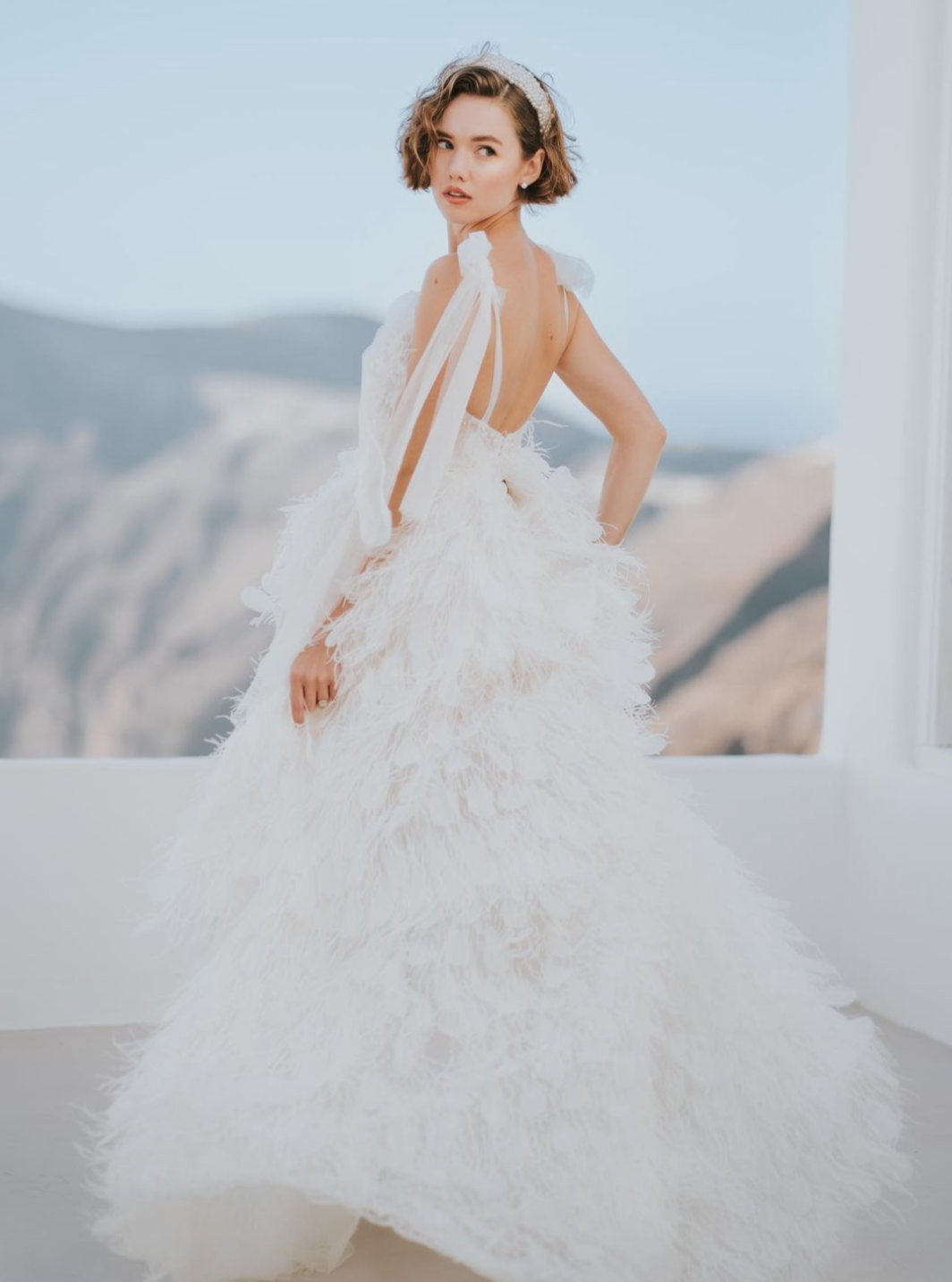 Ivory Feather Tulle Ivory Feather Tulle