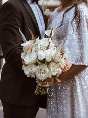 Ivory Sequinned Lace - Flicker