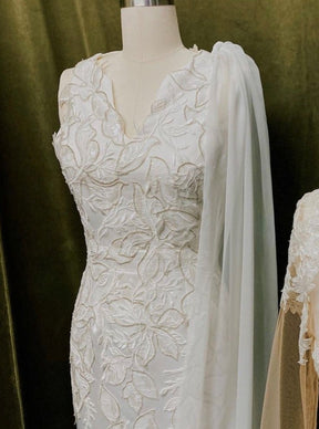 Ivory Embroidered Lace - Galliano