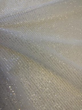 Ivory Glitter Tulle - Showtime