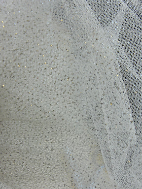 Ivory Glitter Tulle - Glitterati