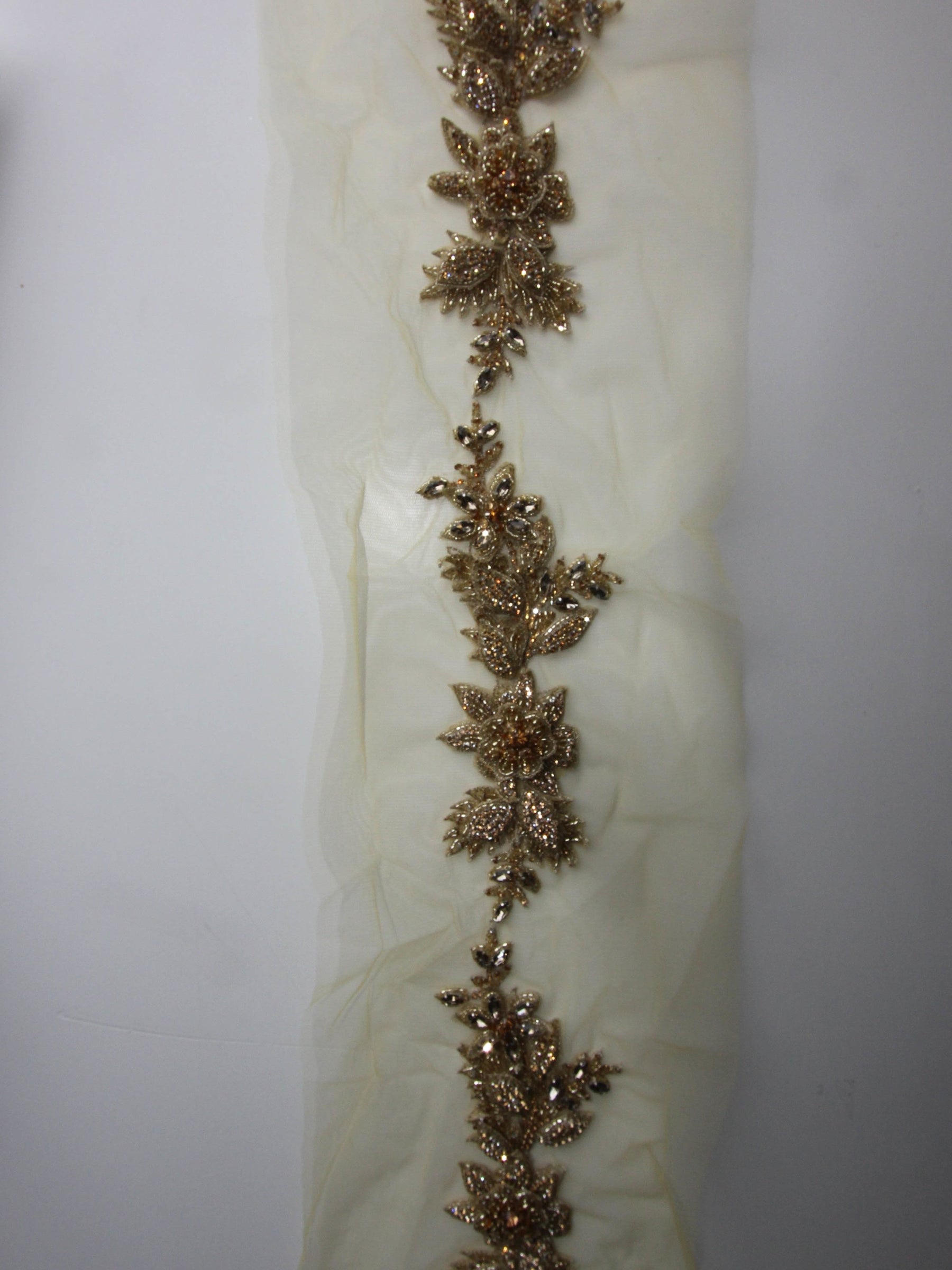 Crystal Dress Trim - Gravity (Gold)