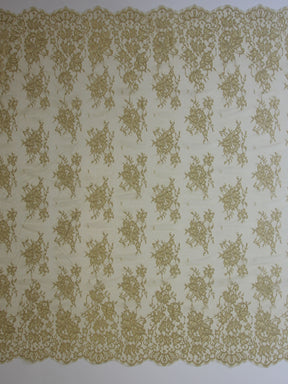 Gold Raschel Lace - Damaris