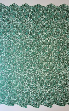 Green Guipure Lace - Theresa