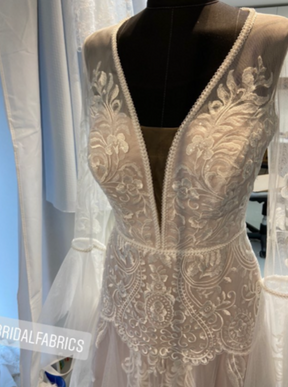 Ivory Embroidered Lace – Greer