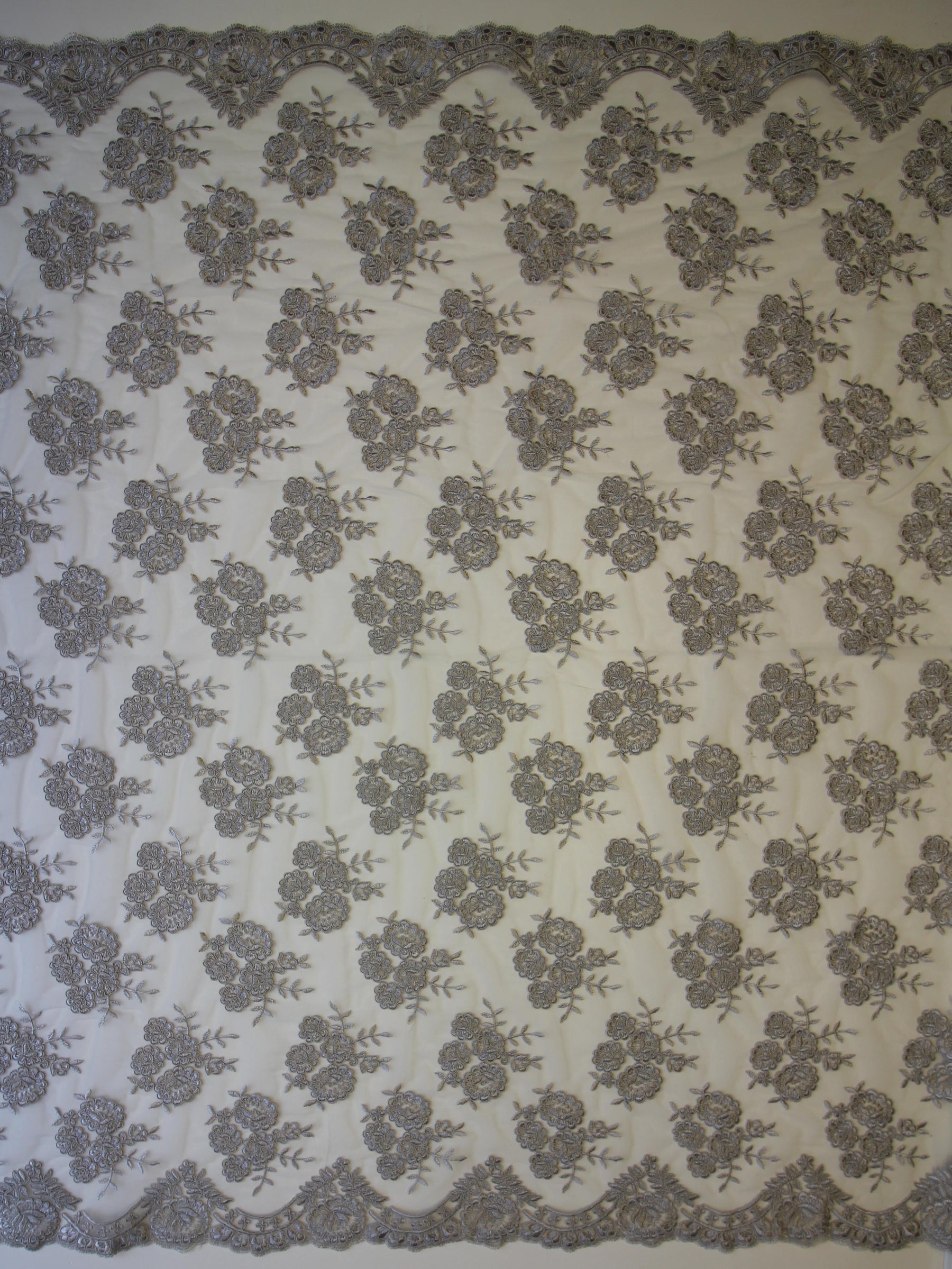 Grey Corded Lace - Jaylin