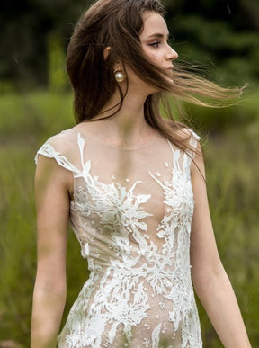 Ivory Embroidered Lace - Heike