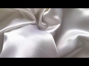 Ivory Polyester Lustrous Satin - Adoration