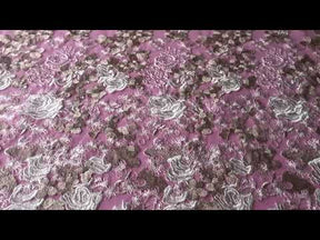 Champagne & Ivory Embroidered Lace - Zelda