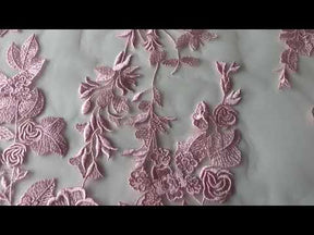 Pink Embroidery Lace - Garbo
