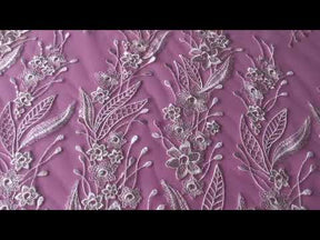 Ivory Embroidery Lace - Monaco