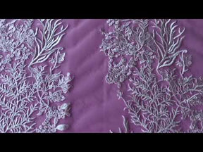 Ivory Embroidered Lace - Asia