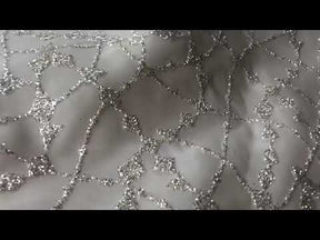 Ivory Glitter Organza - Ecstasy