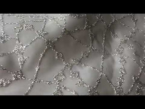 Ivory Glitter Organza (300 cm/118") - Ecstasy