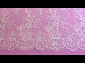 Ivory Raschel Lace - Hester