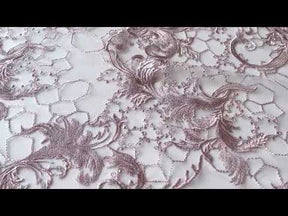 Pink Embroidery Lace - Sortil